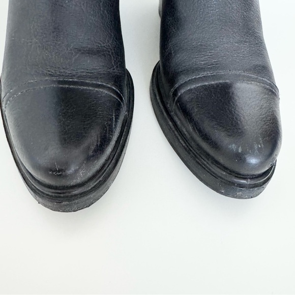 Miu Miu Black Calzature Bisonte Nero Boots  35 - Picture 8 of 15